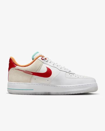 Nike Air Force 1 Just Do It White Red