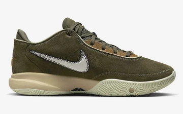 Nike LeBron 20 Olive Suede
