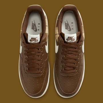 Air Force 1 Cacao Plaid