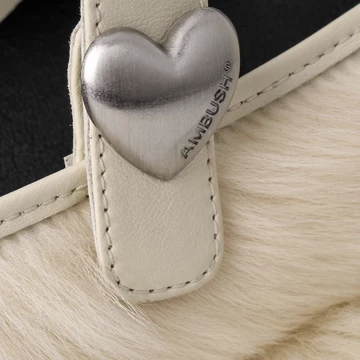 AMBUSH x UGG Mary Jane White Branding Details