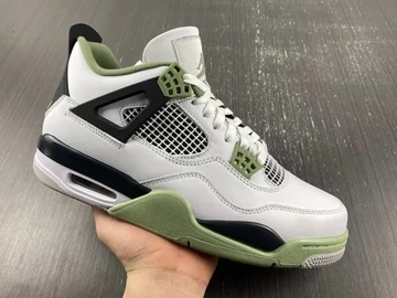 Jordan 4 Seafoam Oil Green