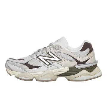 New Balance 9060 Light Grey Maroon