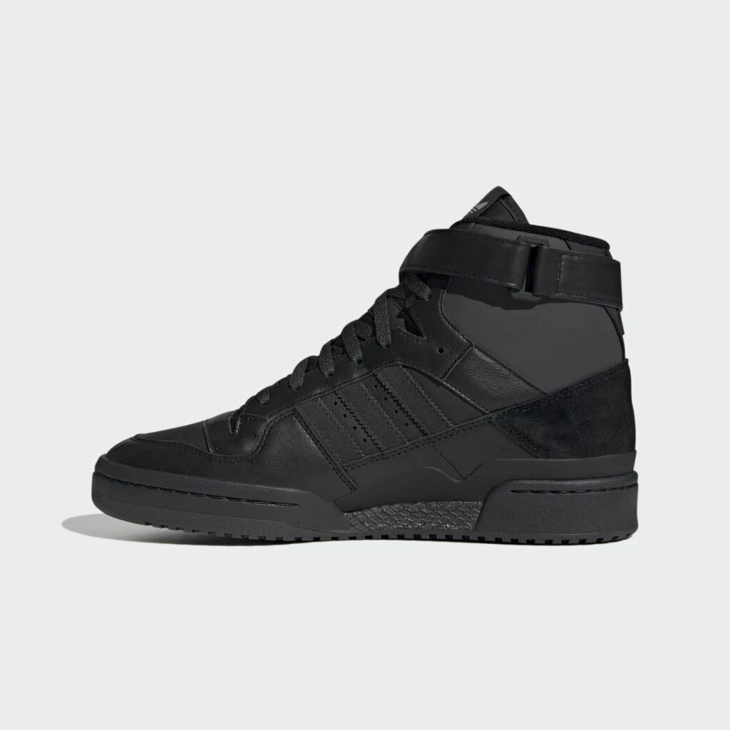 All black high top adidas on sale