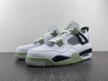 Jordan 4 Seafoam Oil Green