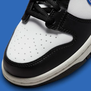 Dunk Low GS Panda Blue Swoosh