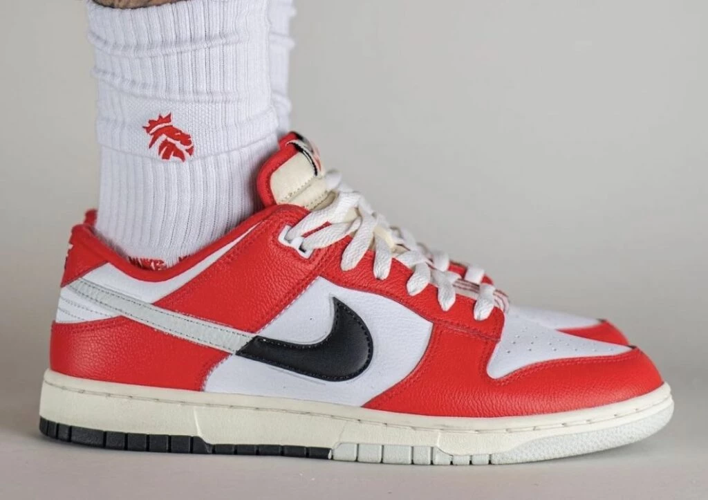 Nike Dunk Low Retro PRM Chicago Split DZ2536-600 Men US 6