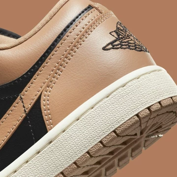 Jordan 1 Low Tan Black