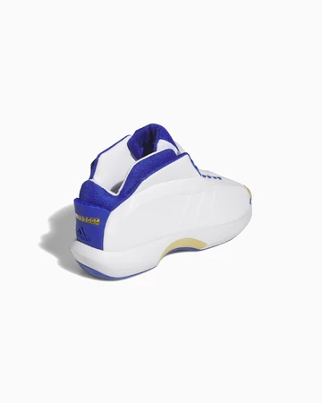 adidas Crazy 1 White Royal Yellow seitlich von Hinten