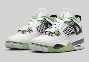 Jordan 4 Seafoam Oil Green