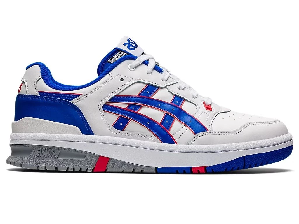 ジョニー Asics EX89 Knicks 1201A476-101 Mens White Leather Lifestyle