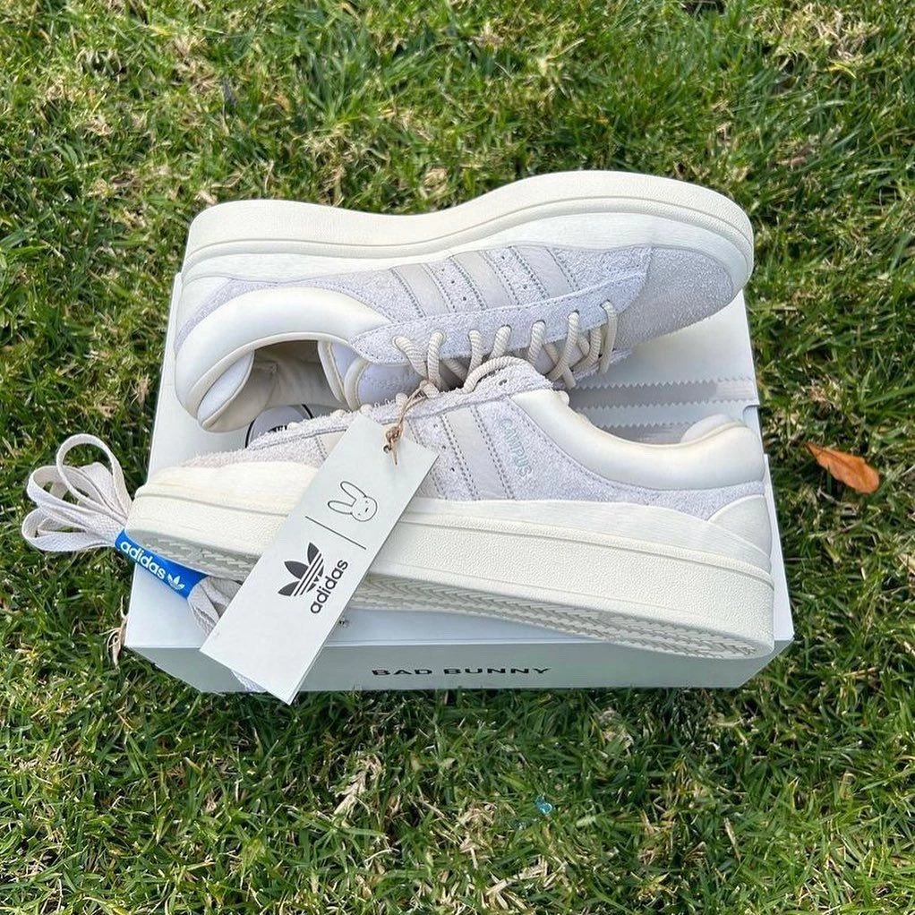 adidas gazelle silver green womens Adidas Campus Bad Bunny Cloud White – Offsneakz main image 1