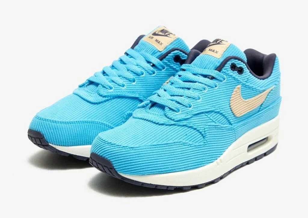 Air Max 1 Corduroy Baltic Blue Dead Stock