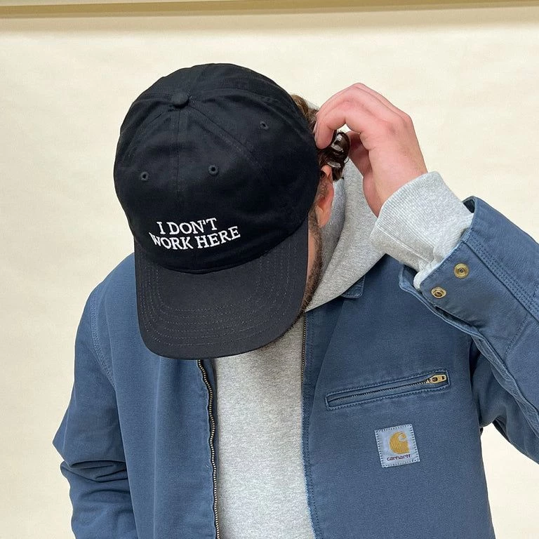 I Don't Work Here Cap IDEA Books IDEA-30BLK | Dead Stock