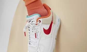 Nike Air Force 1 Just Do It White Red