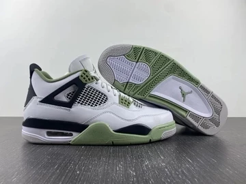 Jordan 4 Seafoam Oil Green