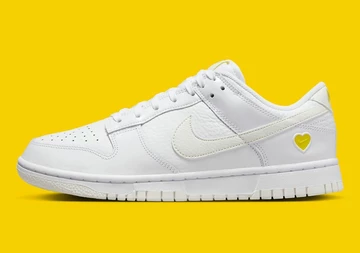 Nike Dunk Low Yellow Heart Valentines Day