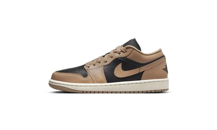 Jordan 1 Low Tan Black