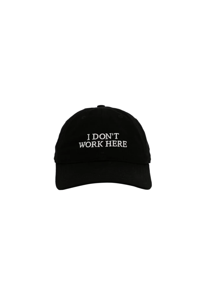 I Don't Work Here Cap IDEA Books IDEA-30BLK | Dead Stock