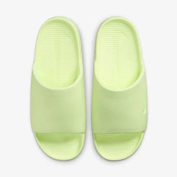 Nike Calm Slide Barely Volt Paar von oben