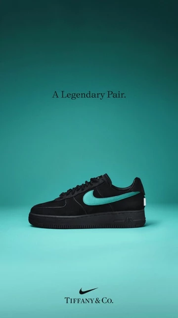 Tiffany Air Force 1 Low Black