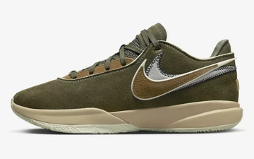 Nike LeBron 20 Olive Suede