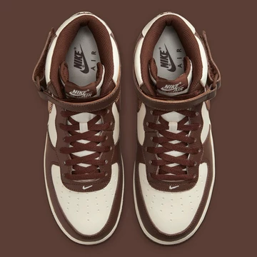 Air Force 1 Mid Cacao Plaid