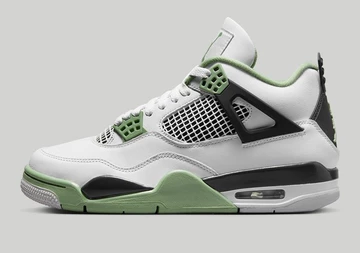 Jordan 4 Seafoam Oil Green