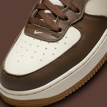 Air Force 1 Mid Cacao Plaid
