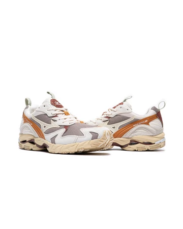 Mizuno Wave Rider 10 Vintage Khaki schräg frontal