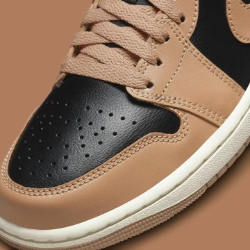 Jordan 1 Low Tan Black