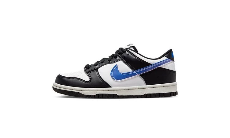 Dunk Low GS Panda Blue Swoosh