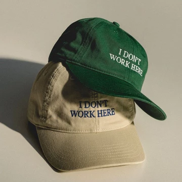 I Dont Work Here Cap IDEA Books