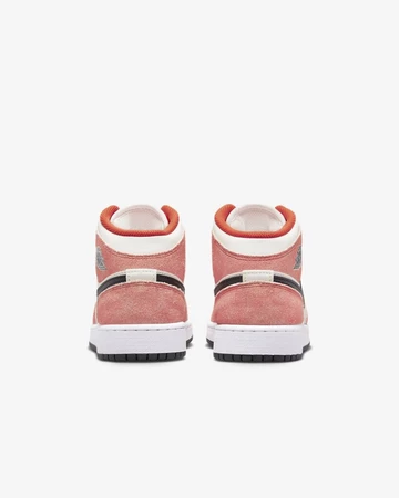 Jordan 1 Mid GS Orange Suede