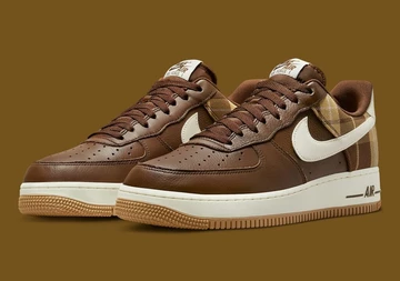 Air Force 1 Cacao Plaid