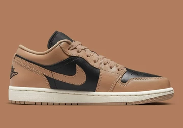 Jordan 1 Low Tan Black