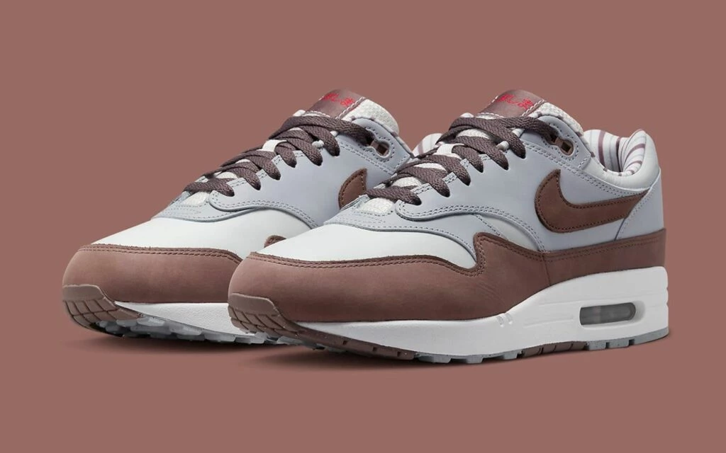 Nike air max 1 university red cool grey best sale