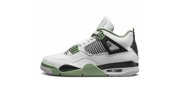 Jordan 4 Seafoam Oil Green