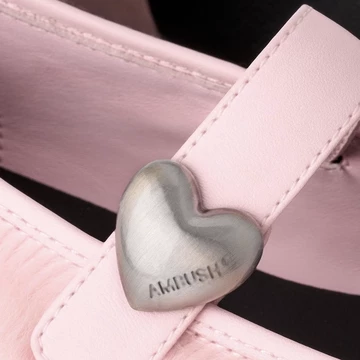 AMBUSH x UGG Mary Jane Pink Branding Details