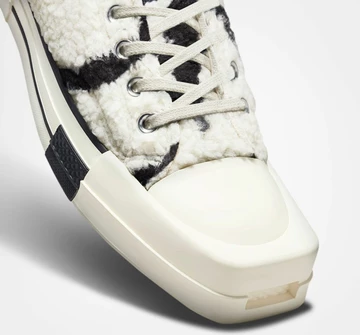 Rick Owens Converse Chuck 70 Zebra Sherpa