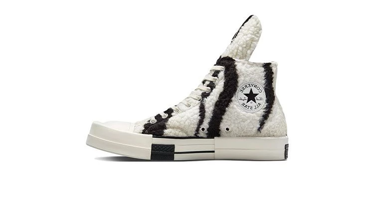 Rick Owens Converse Chuck 70 Zebra Sherpa