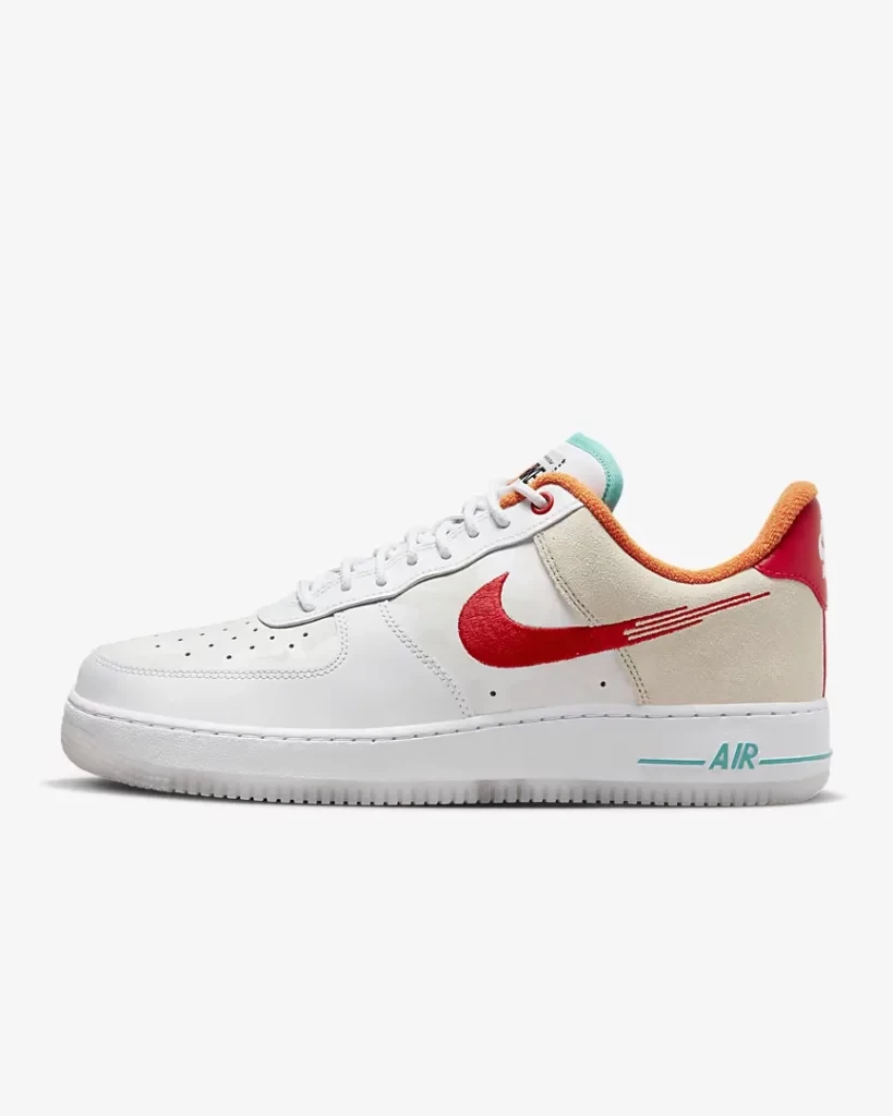 Nike Air Force 1 Just Do It White Red FD4205-161 | Dead Stock