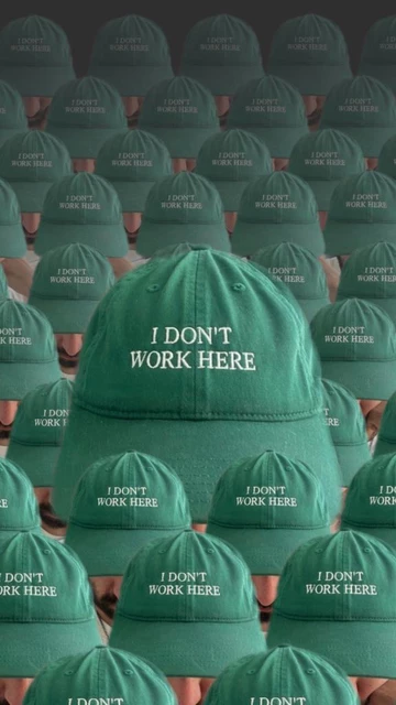 I Don't Work Here Cap IDEA Books