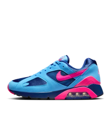 Air Max 180 University Blue Hyper Pink Außenseite