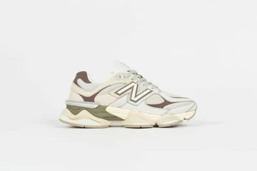 New Balance 9060 Light Grey Maroon