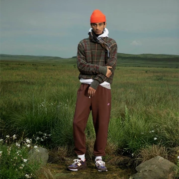 New Balance 990V2 Brown Purple