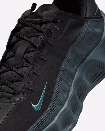 Nike Ava Rover Black Blue Sage Upper Details