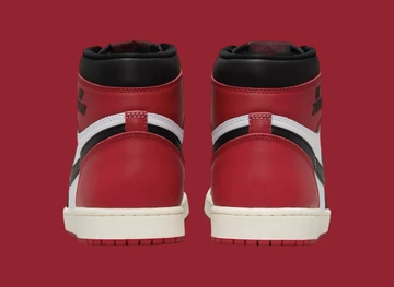 Jordan 1 High Black Toe Reimagined von hinten