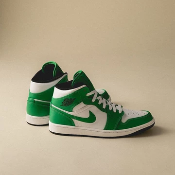 Nike Air Jordan 1 Mid Lucky Green