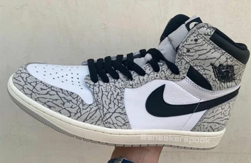 Jordan 1 High White Cement