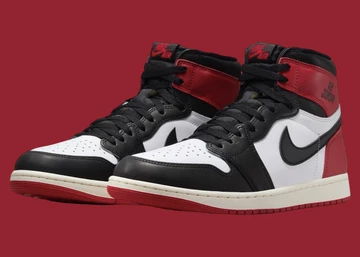 Jordan 1 High Black Toe Reimagined schräg frontal